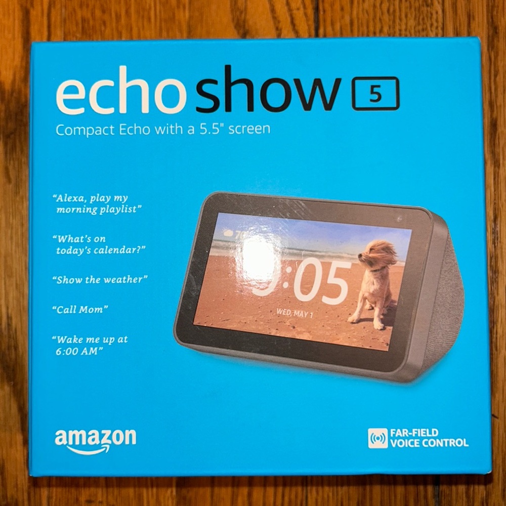 Echo show 5, Compact Echo with a 5.5” screen